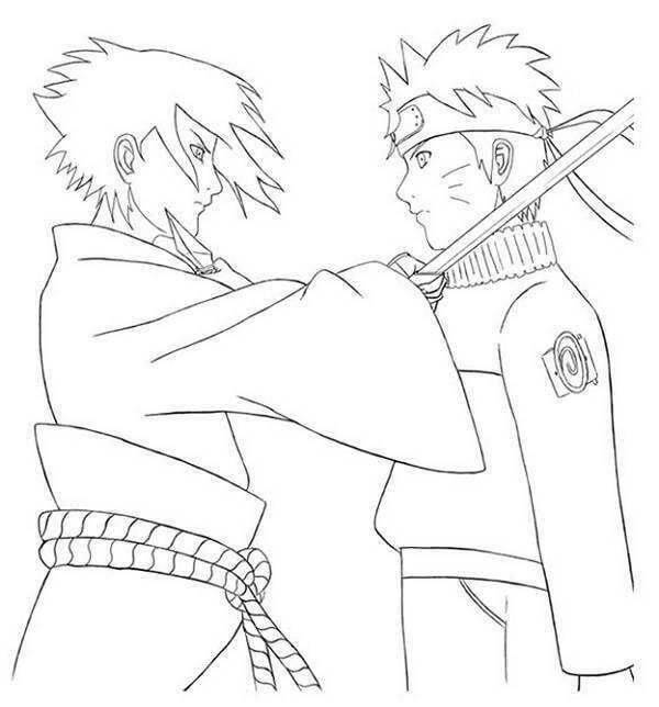 Aanval op Sasuke Naruto