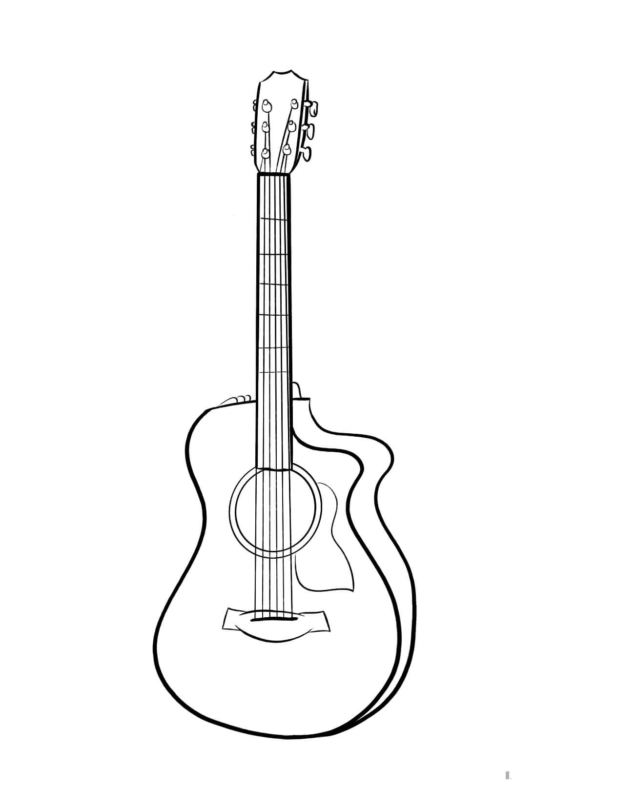 Afdrukbare gitaar