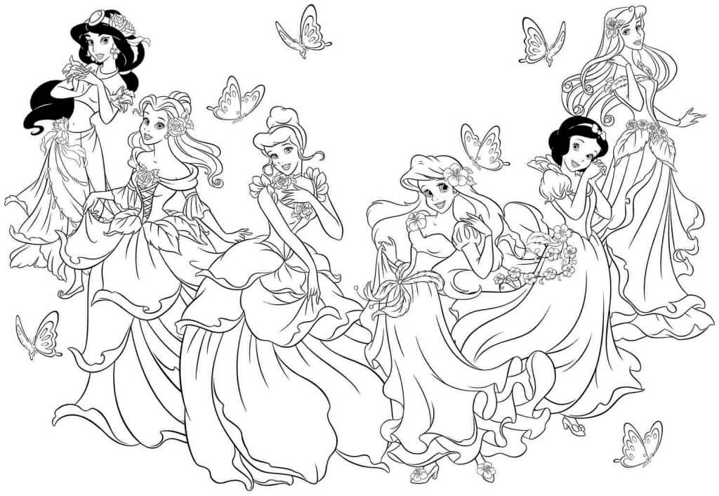 Allemaal Disney-prinsessen