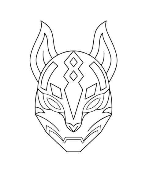 Basis Kitsune-masker