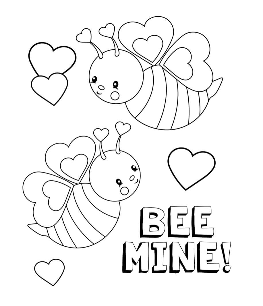 Bijenmijn in Valentijn
