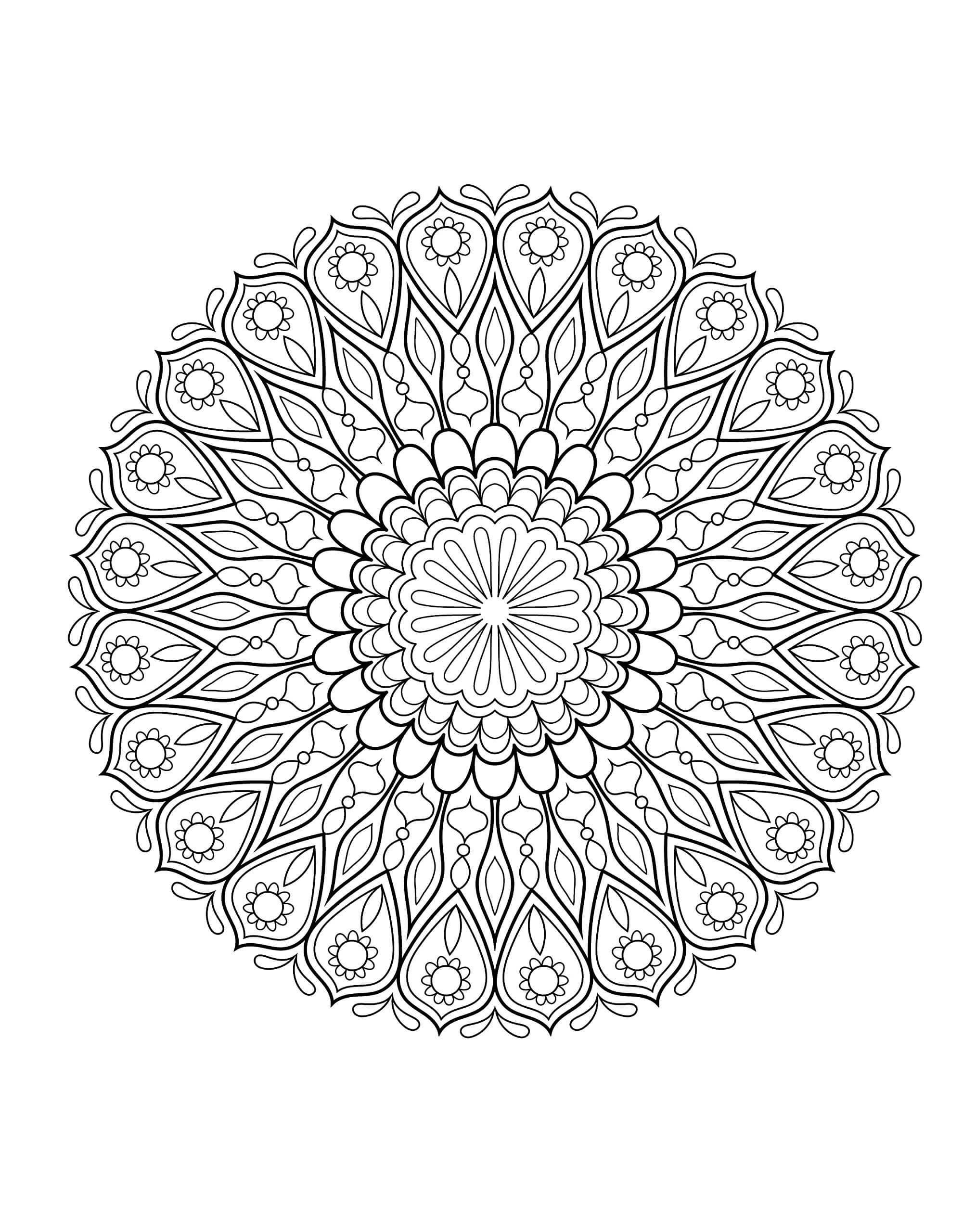 Bloemen Mandala - Afbeelding 7