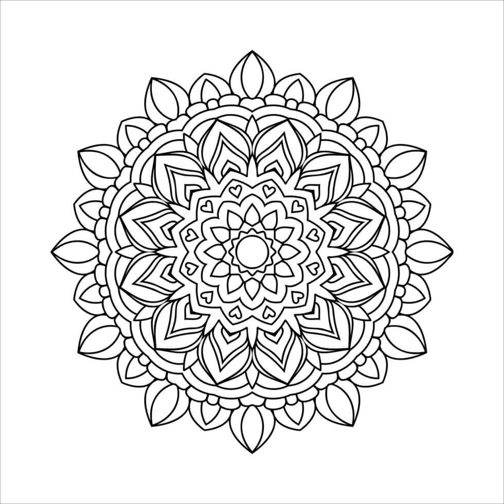 Bloemen Mandala - Afbeelding 8