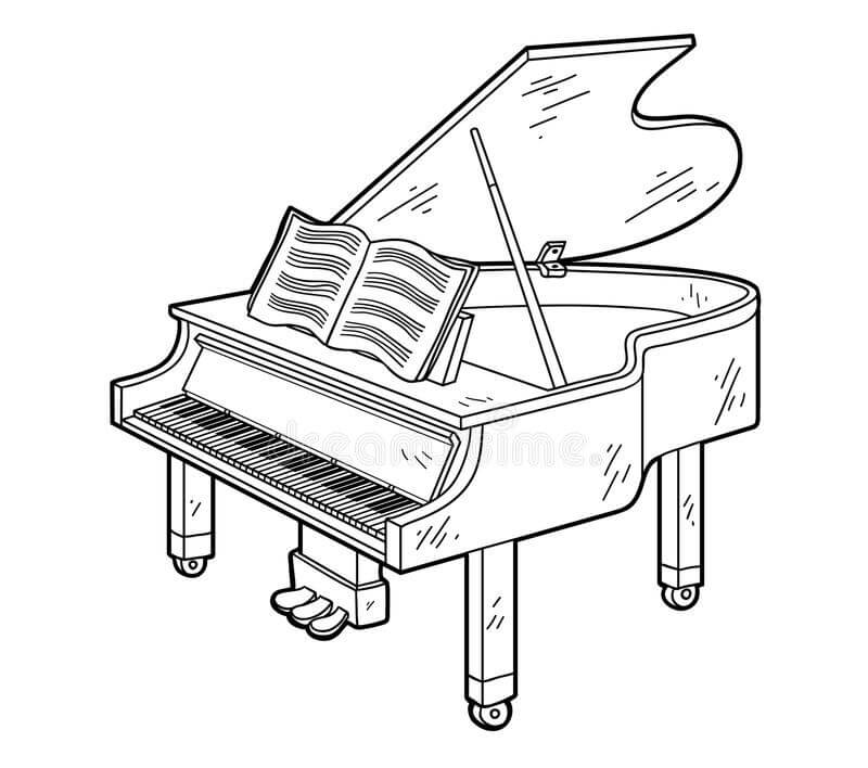 Boek met Piano