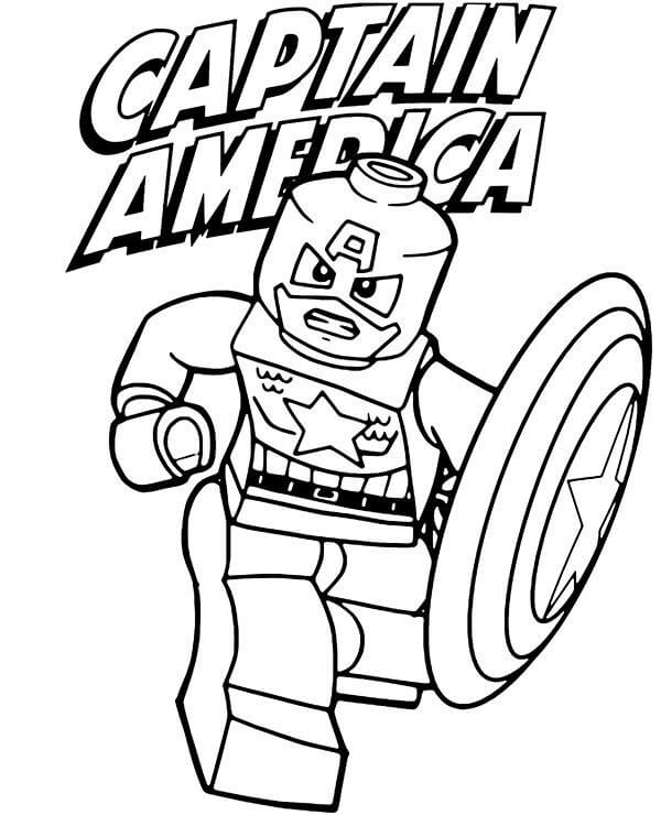 Boze Captain America Lego