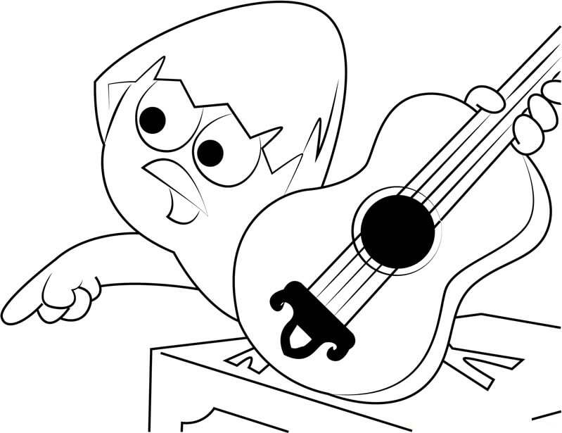 Calimero gitaar spelen