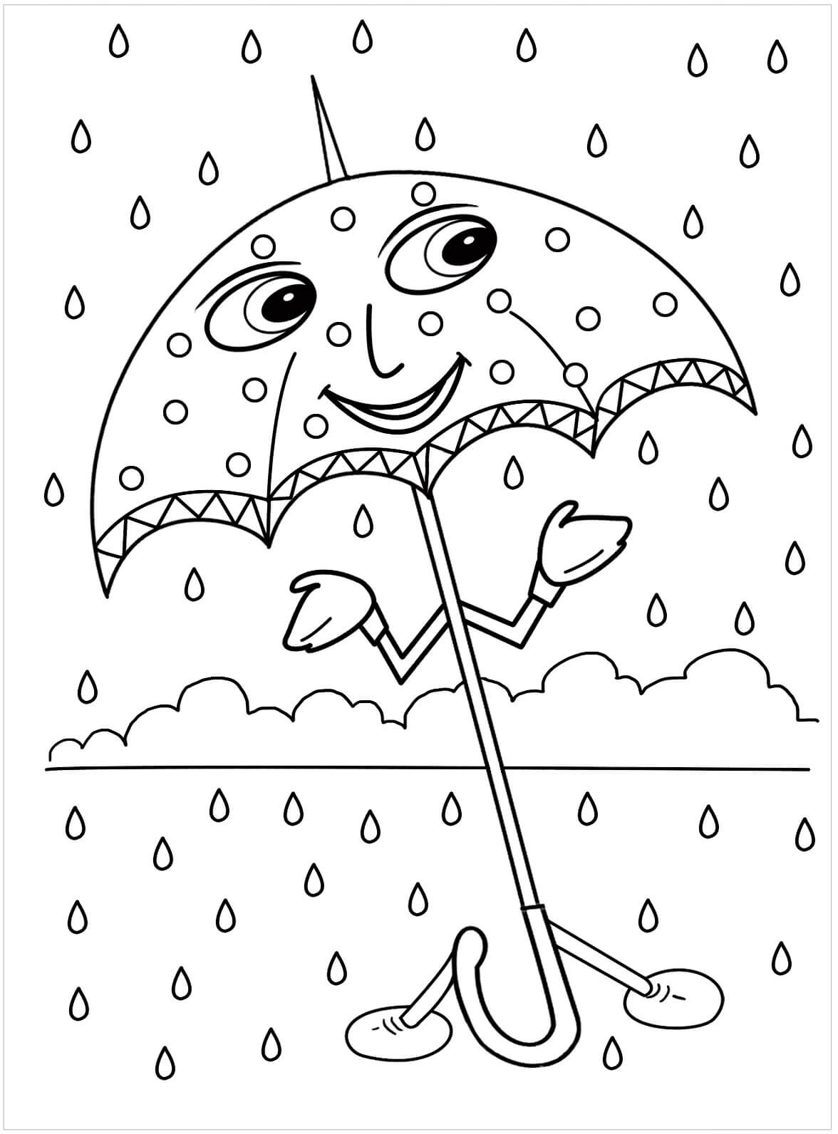 Cartoon paraplu