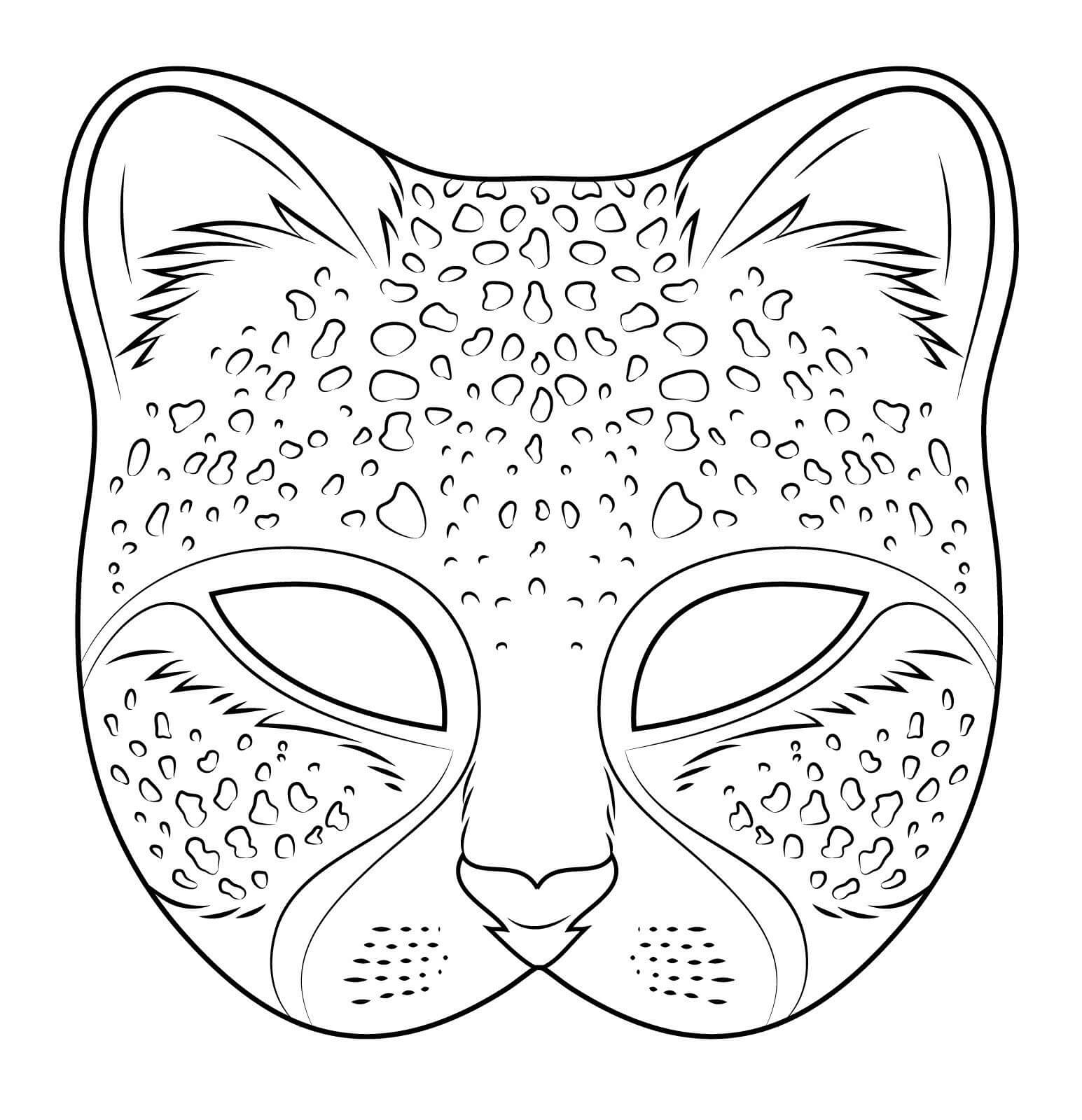 Cheetah masker