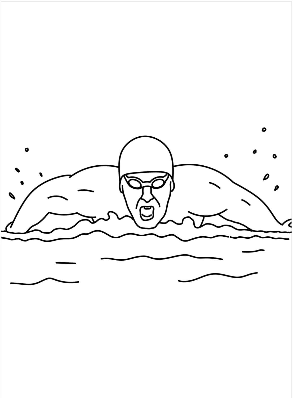 Coole zwemmer