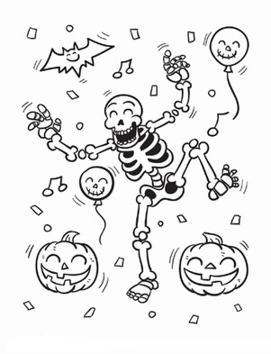 Dansend skelet