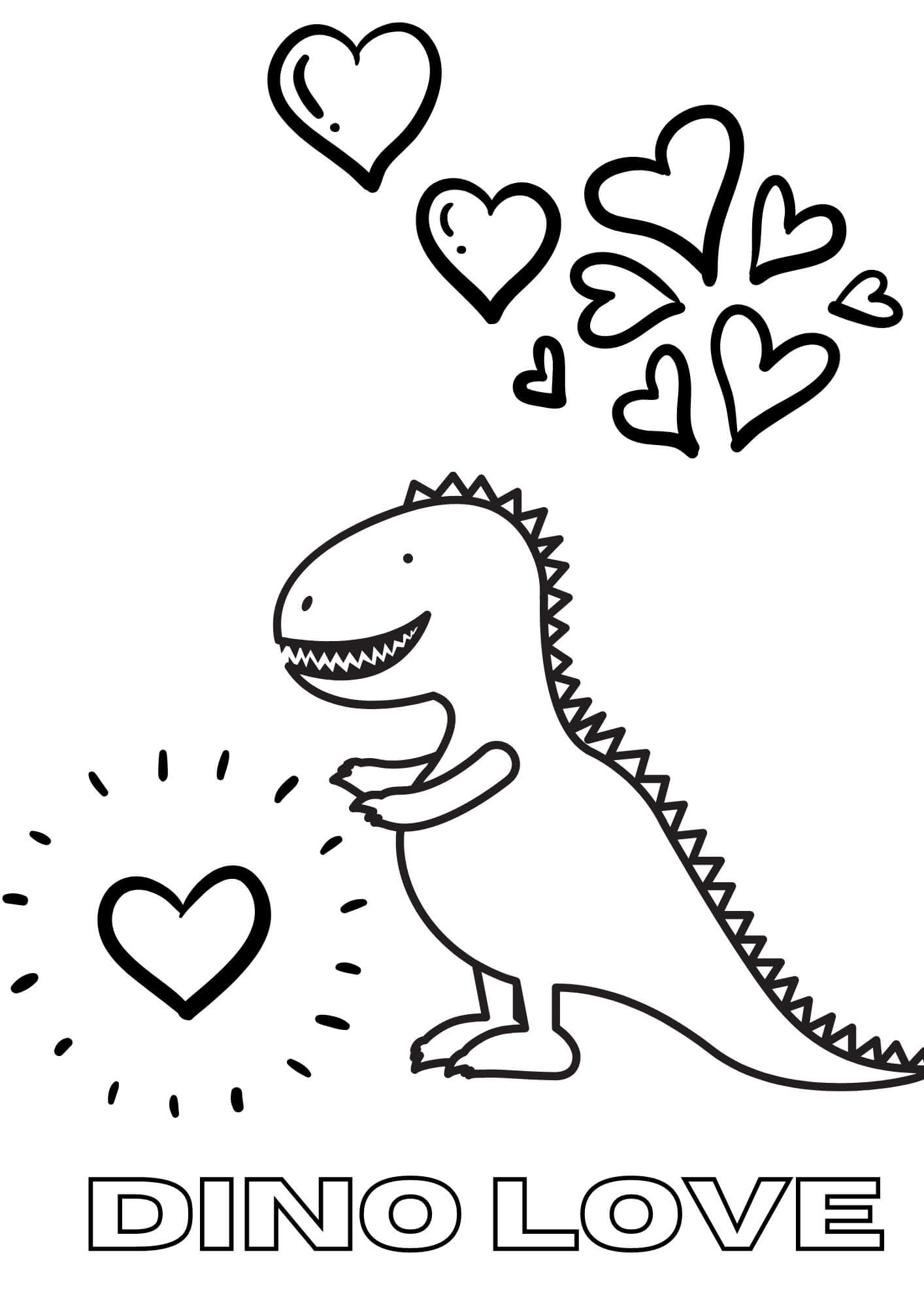 Dino Love in Valentijn
