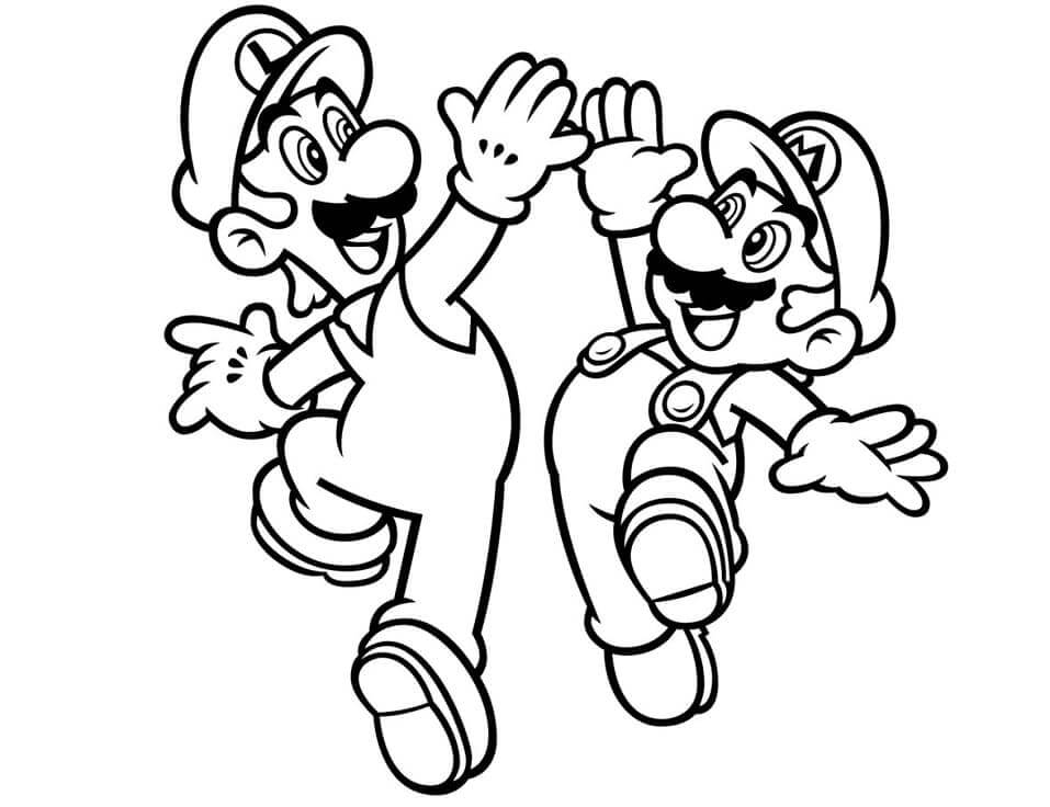 Luigi en Mario