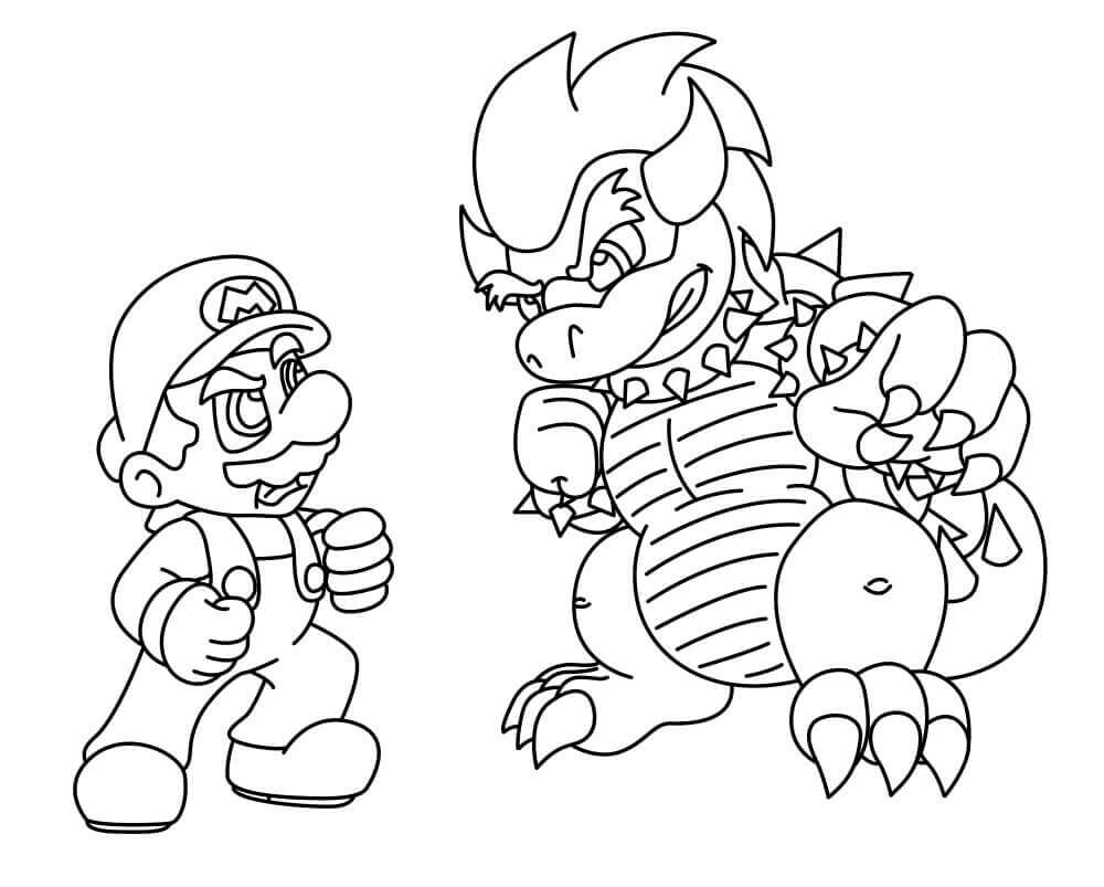 Mario tegen Bowser