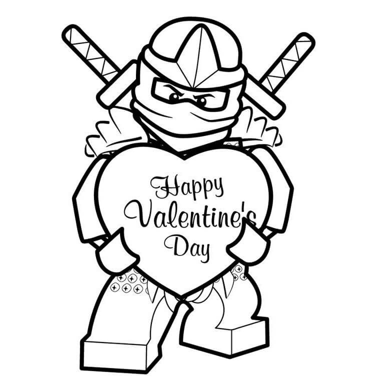 Ninjago met hart in Valentijn