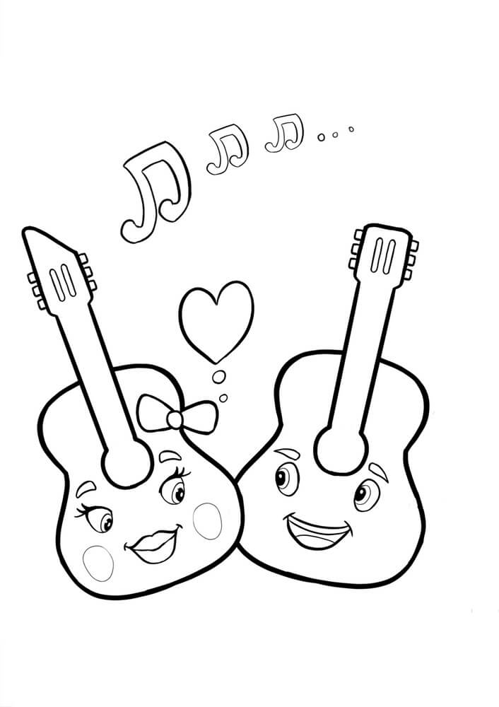 Paar gitaren