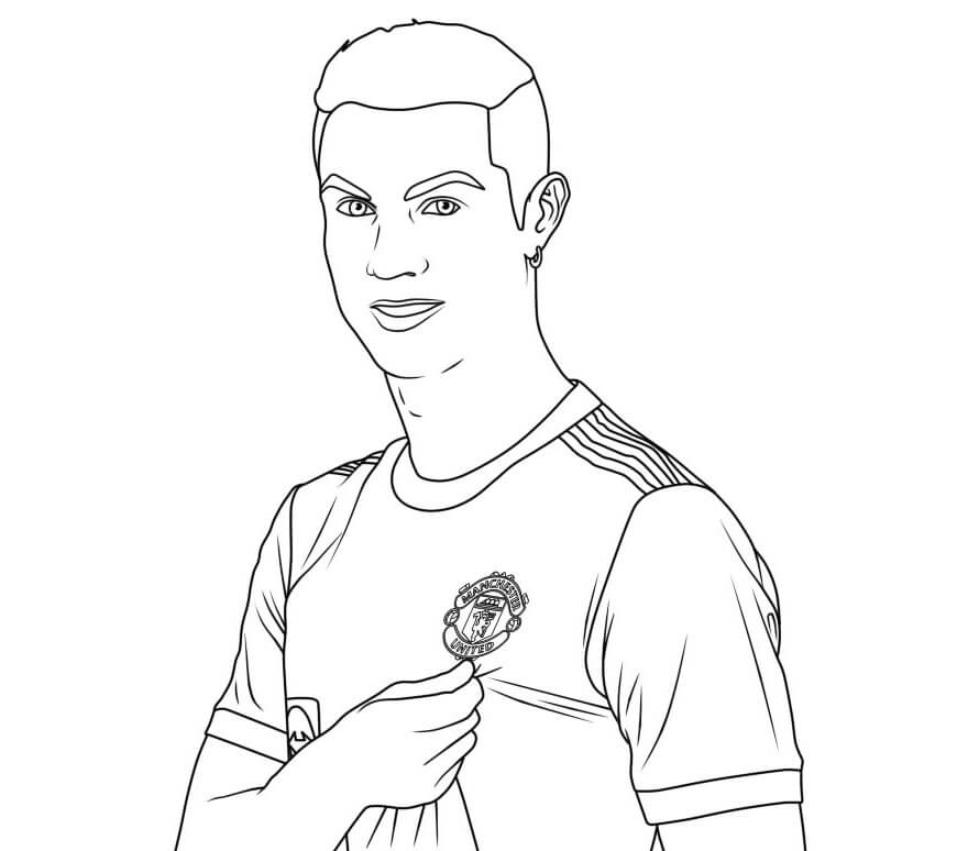 Portret van Cristiano Ronaldo