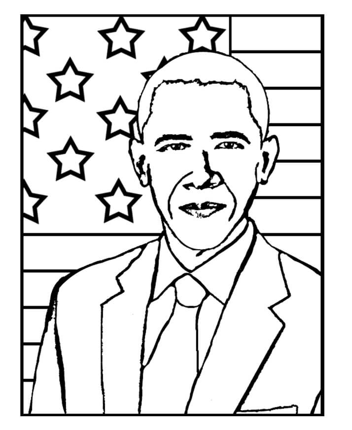 Portret van Obama