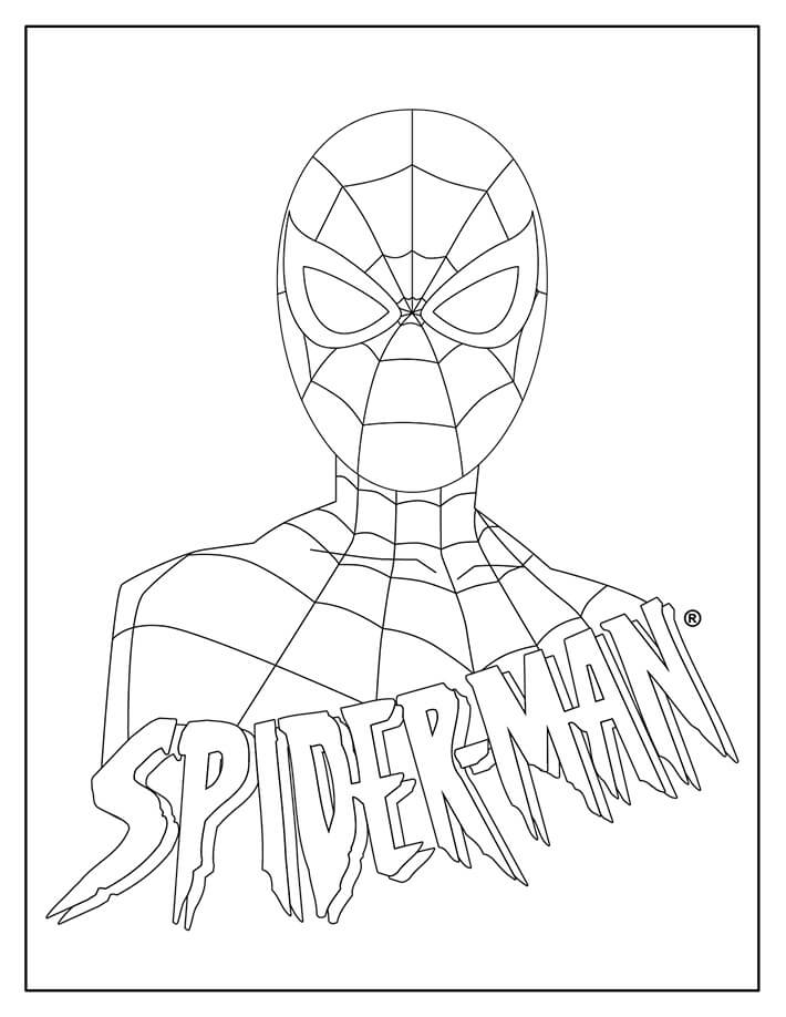 Portret van Spiderman