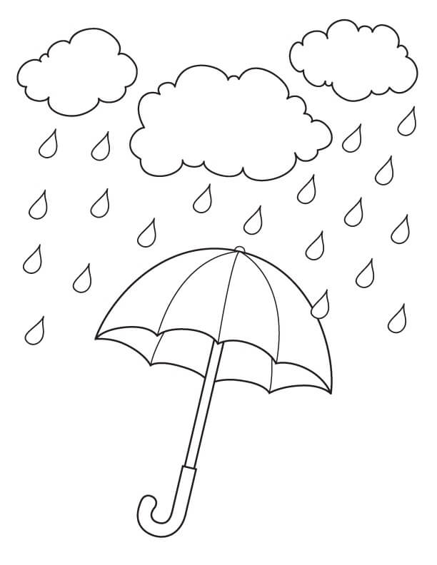 Regenachtige Dag Paraplu