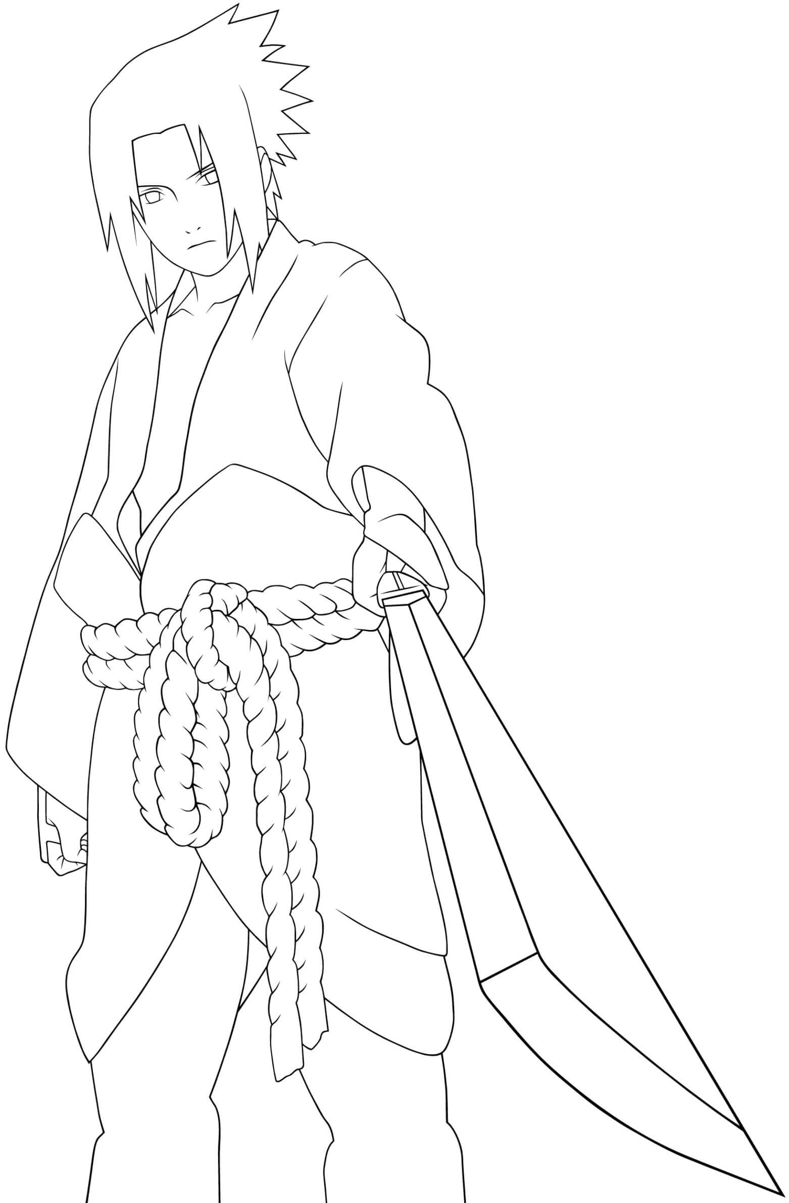 Sasuke met zwaard