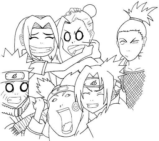 Sasuke Naruto-ploeg 7 en 10