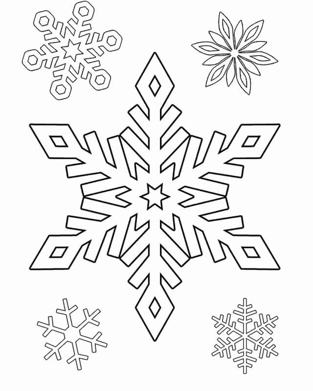 Sneeuwvlokken - symbool van de winter
