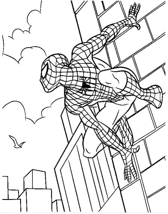 Spider-Man beklimt hoogbouw