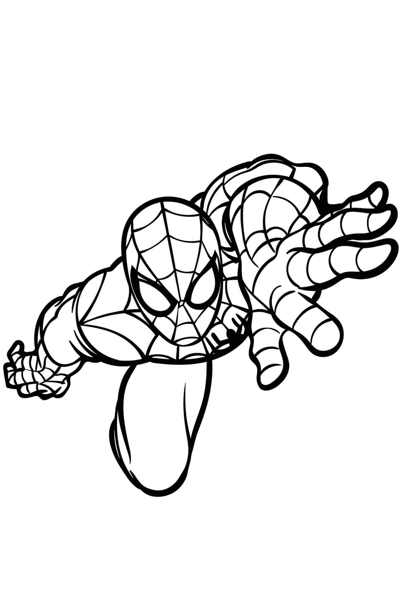 Spiderman snel rennen