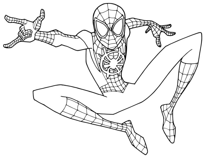 Spiderman springen