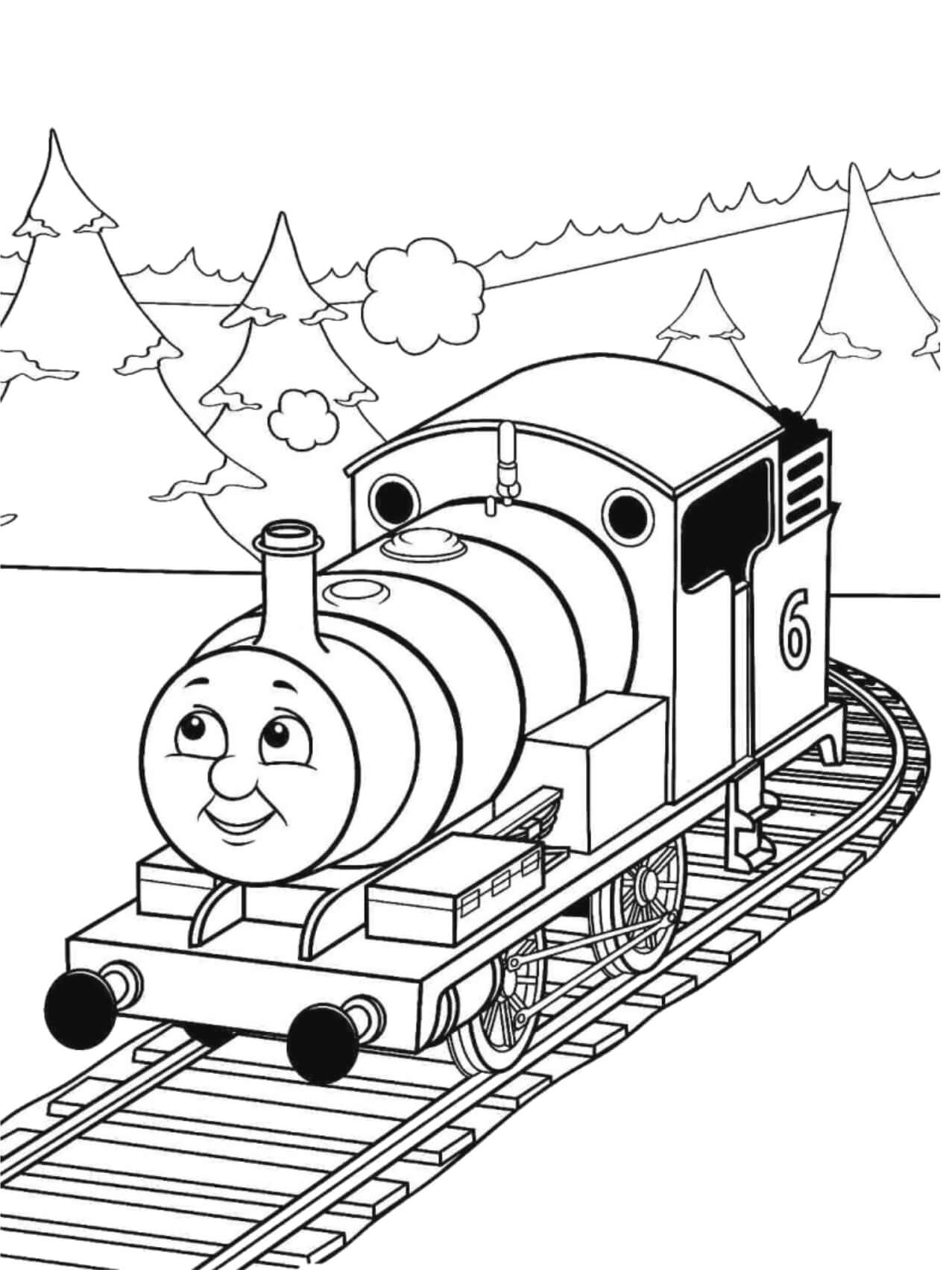 Thomas de Tank motor trein