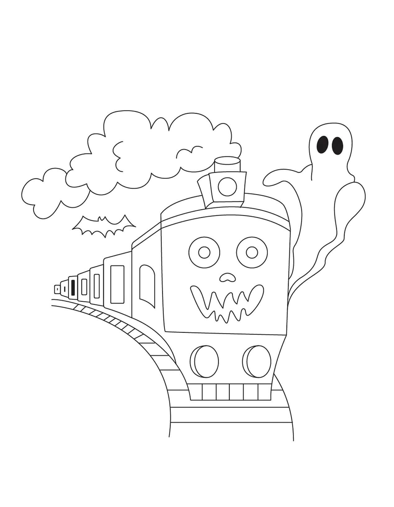 Train in Halloween
