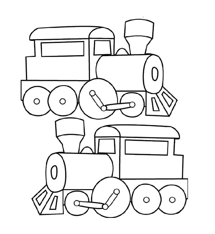 Twee treinen