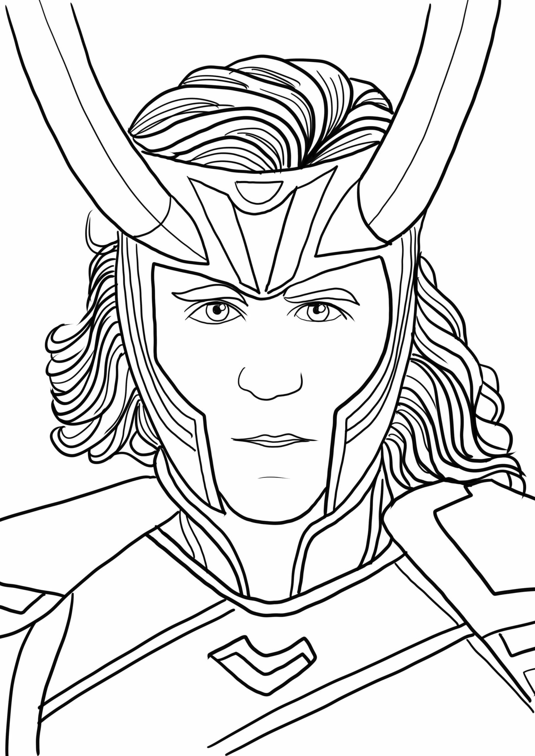 Uitstekend Loki-gezicht