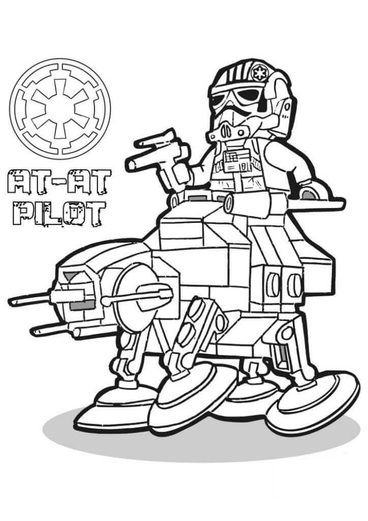AT-AT piloot Lego Star Wars