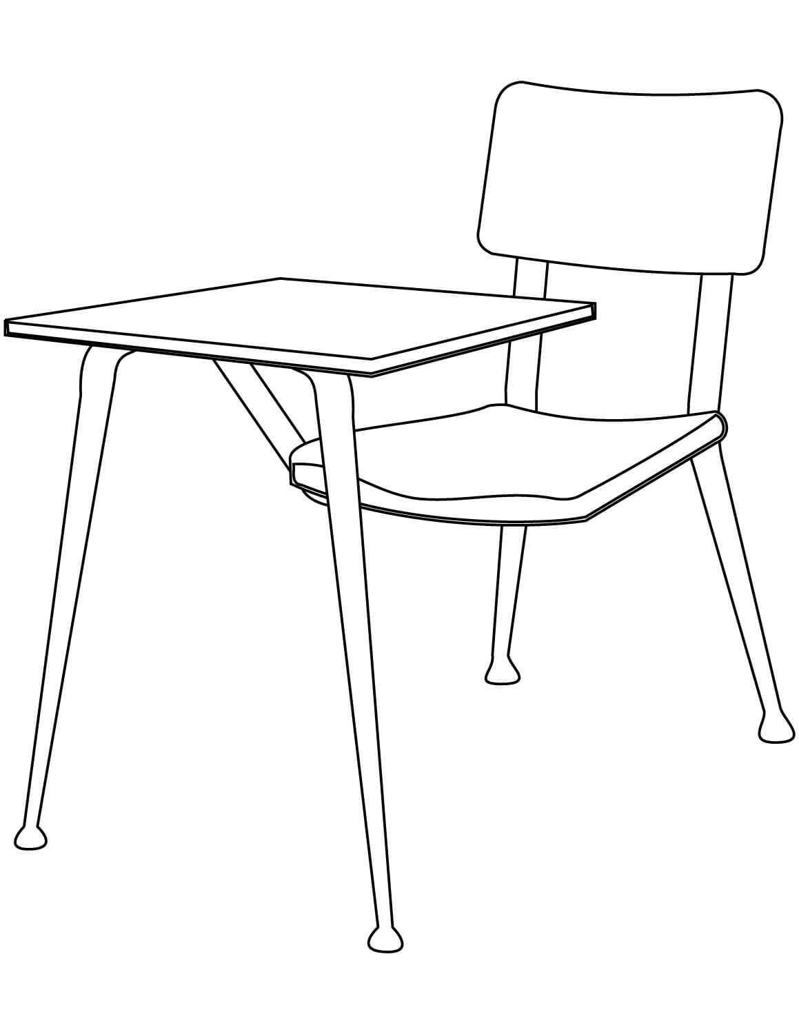 Basis stoel en tafel