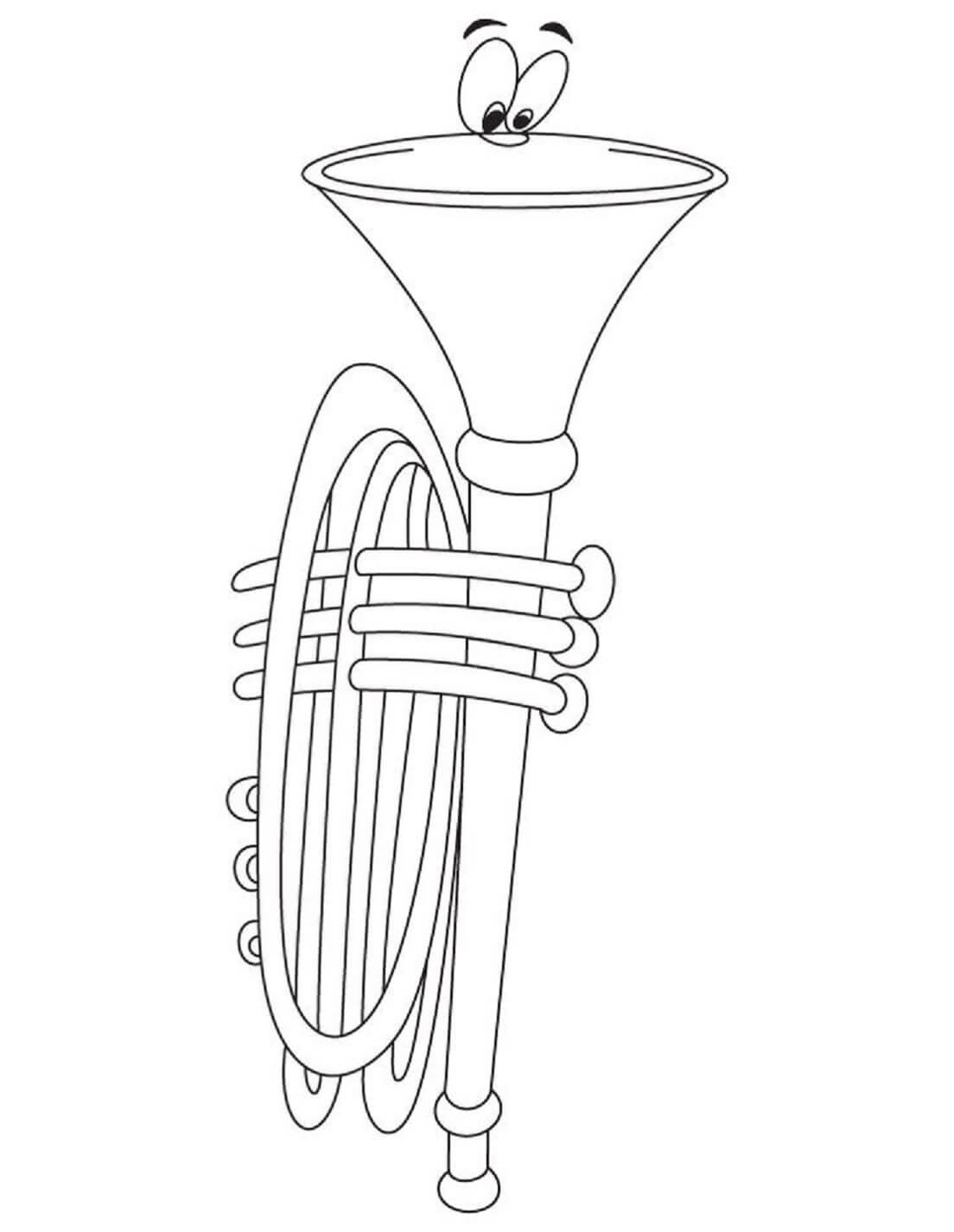 Cartoon trompet
