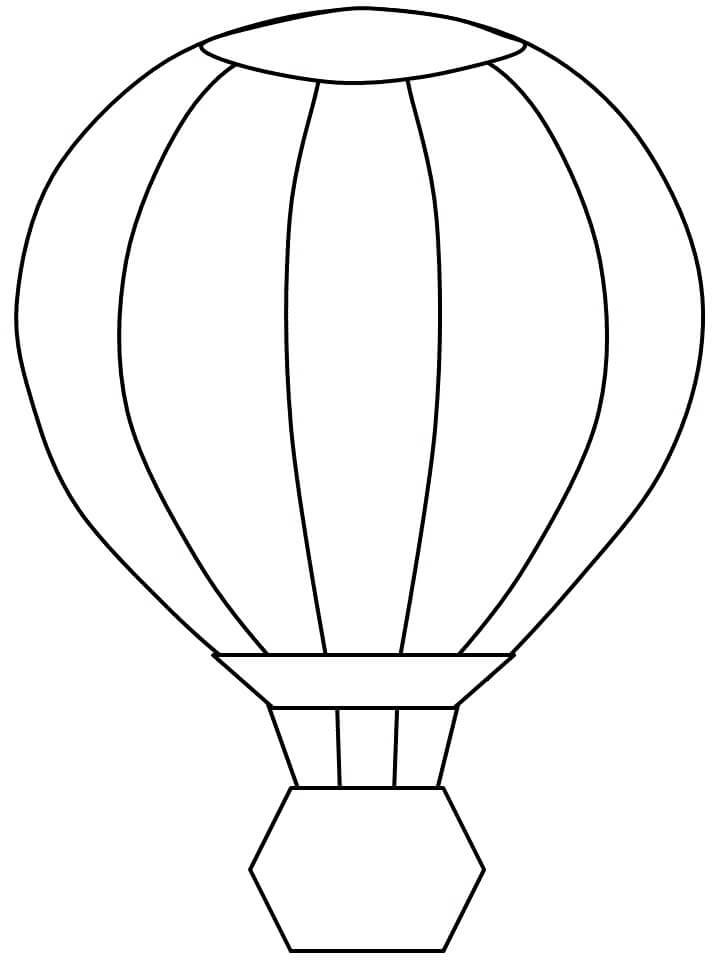 Een grote heteluchtballon