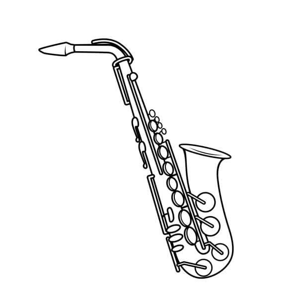 Geweldige saxofoon