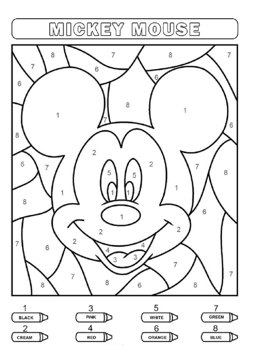 Goed Mickey Mouse-portret