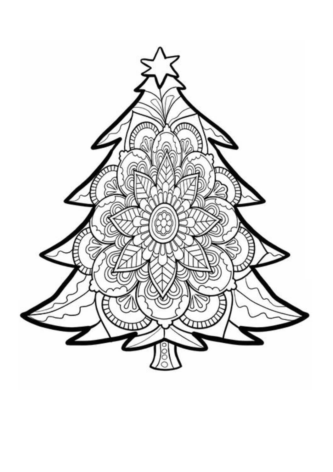 Kerstboom Mandala