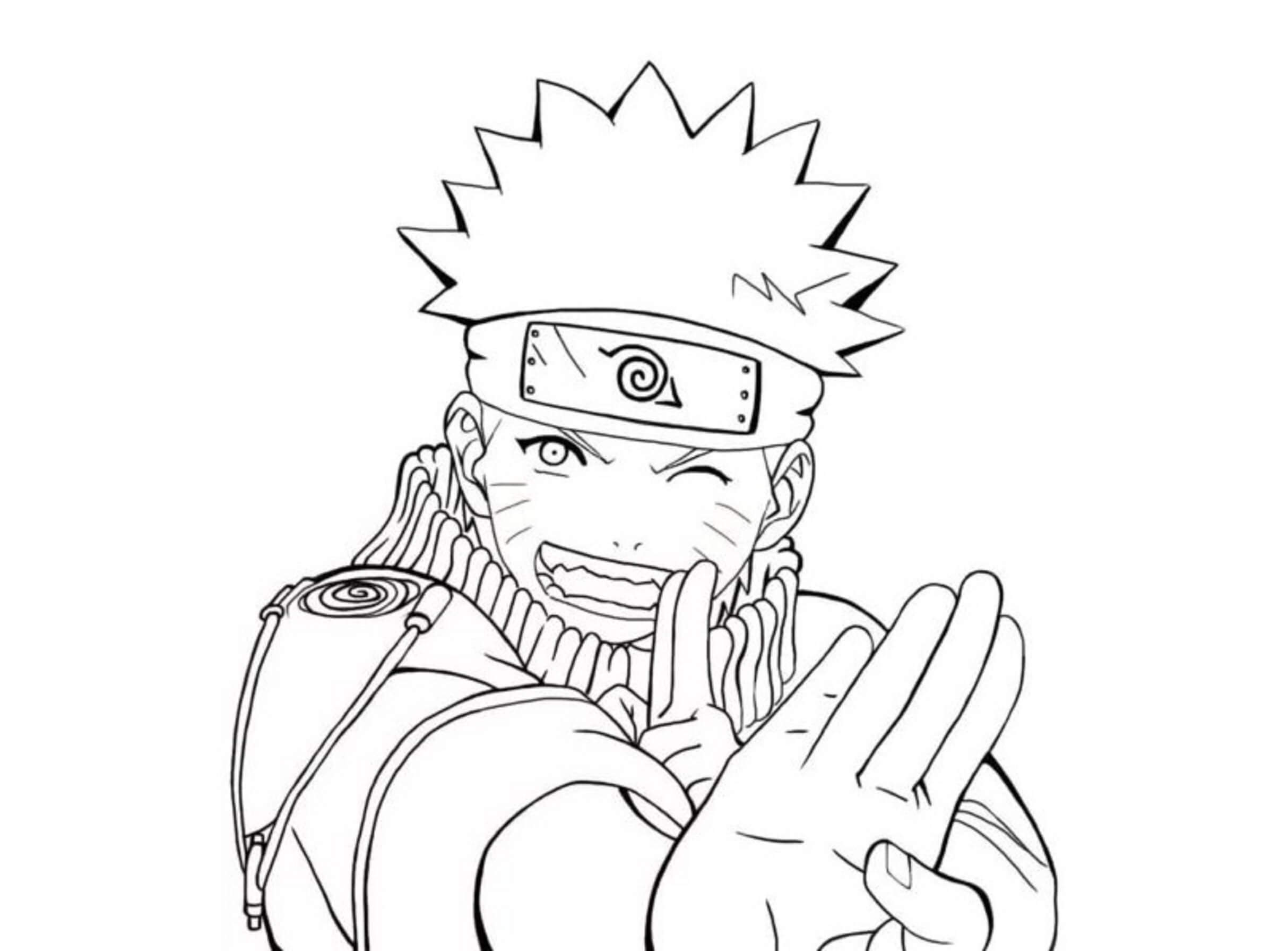 Lachend Naruto-gezicht