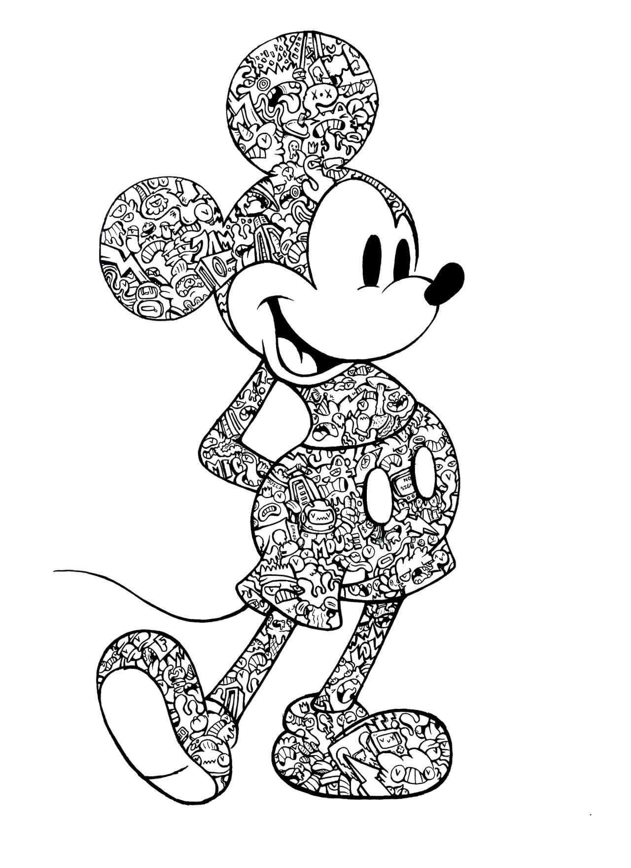 Mickey Mouse Mandala