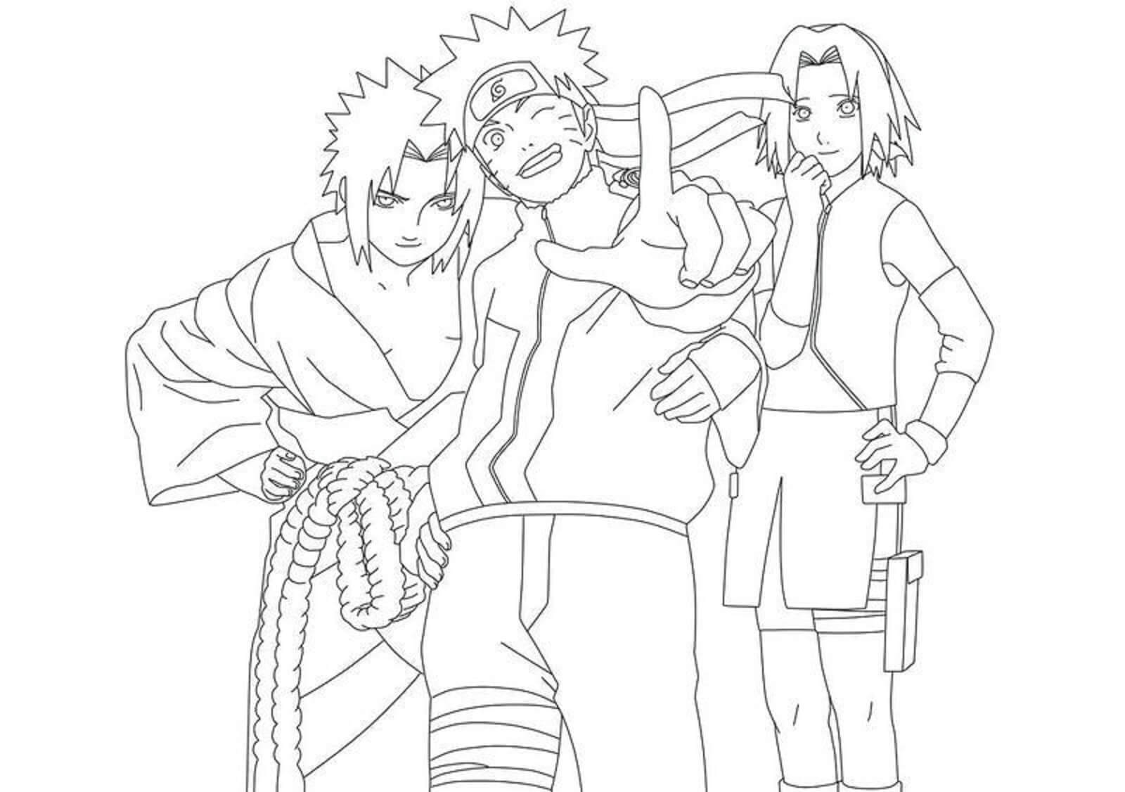 Naruto en vrienden
