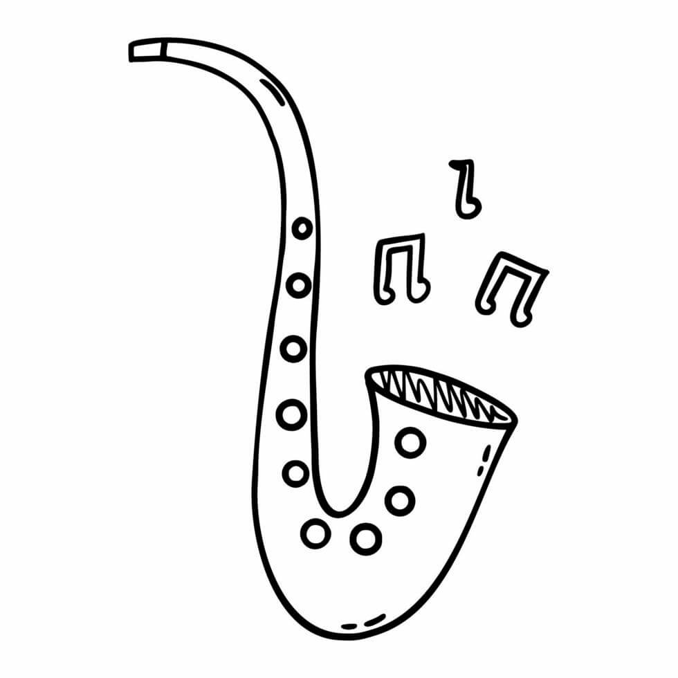 Saxofoon en bladmuziek