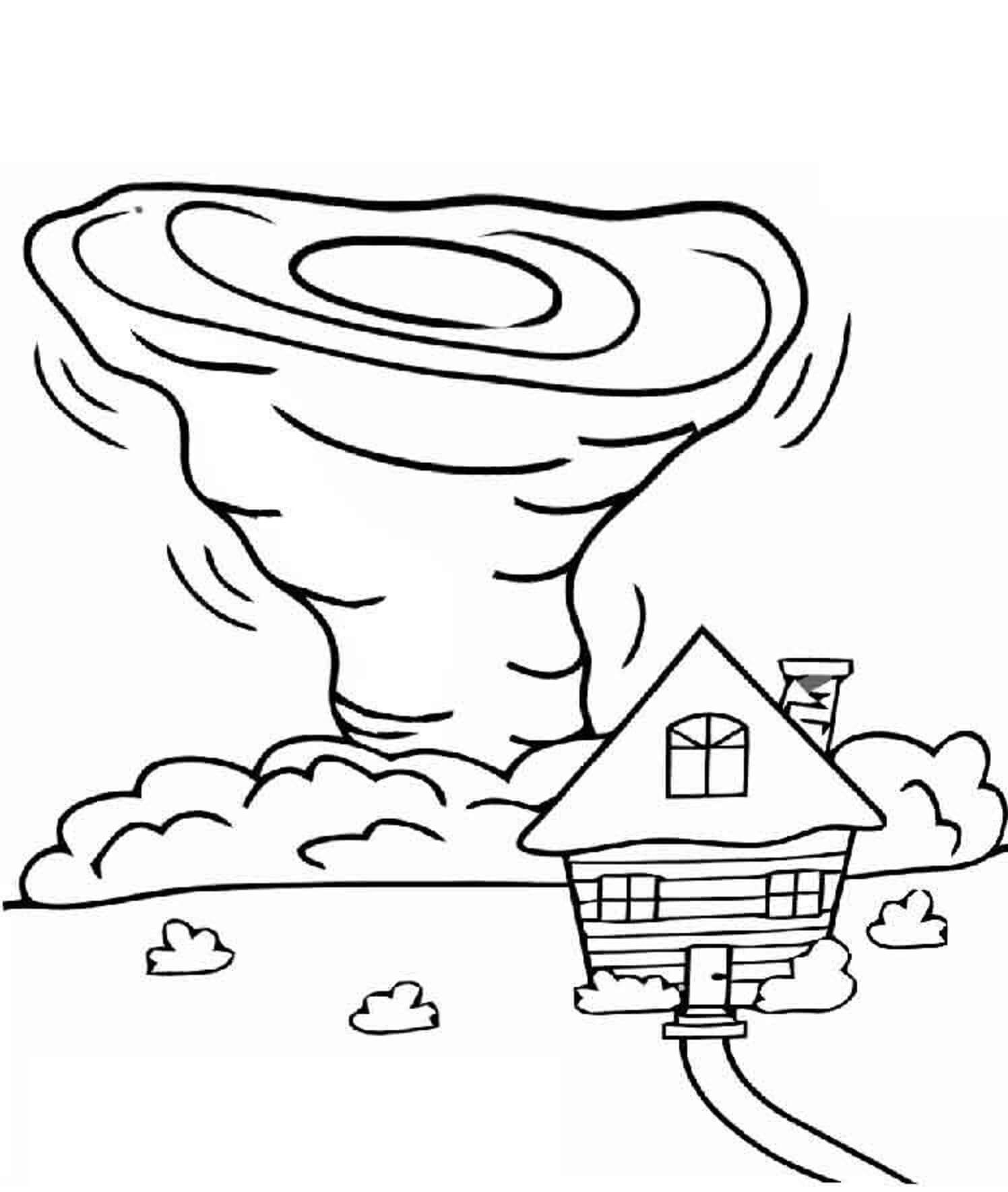 Tornado en huis