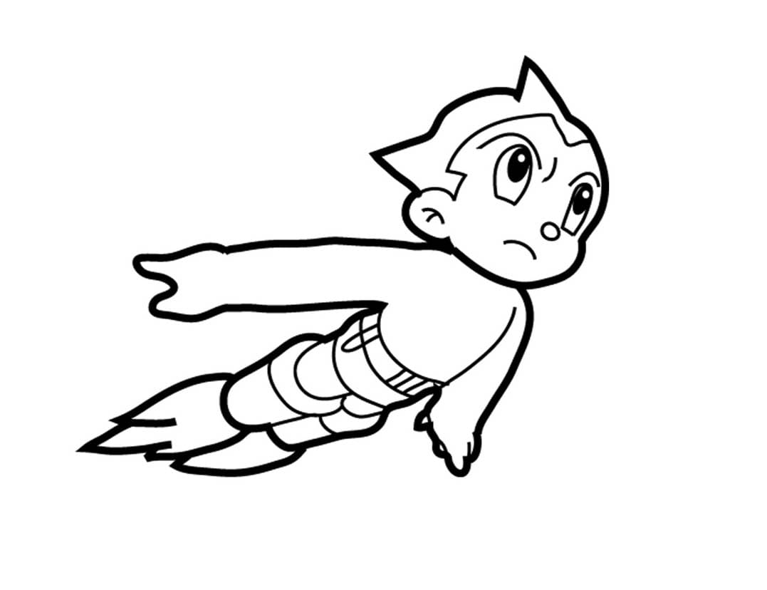 Afdrukbare Astro Boy-afbeelding