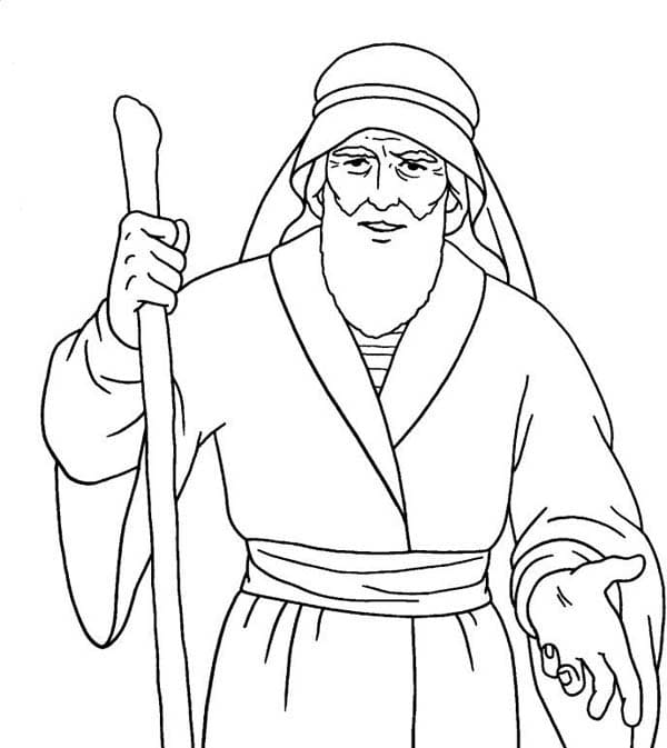 Geweldige tekening van Mozes