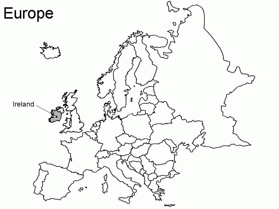 Kaart van Europa – Afbeelding 4