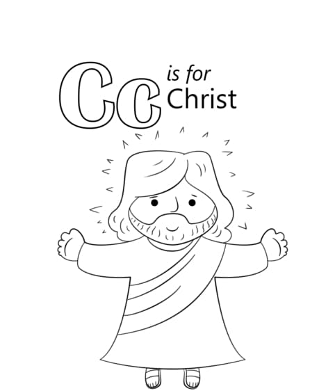 Letter C is voor Christus