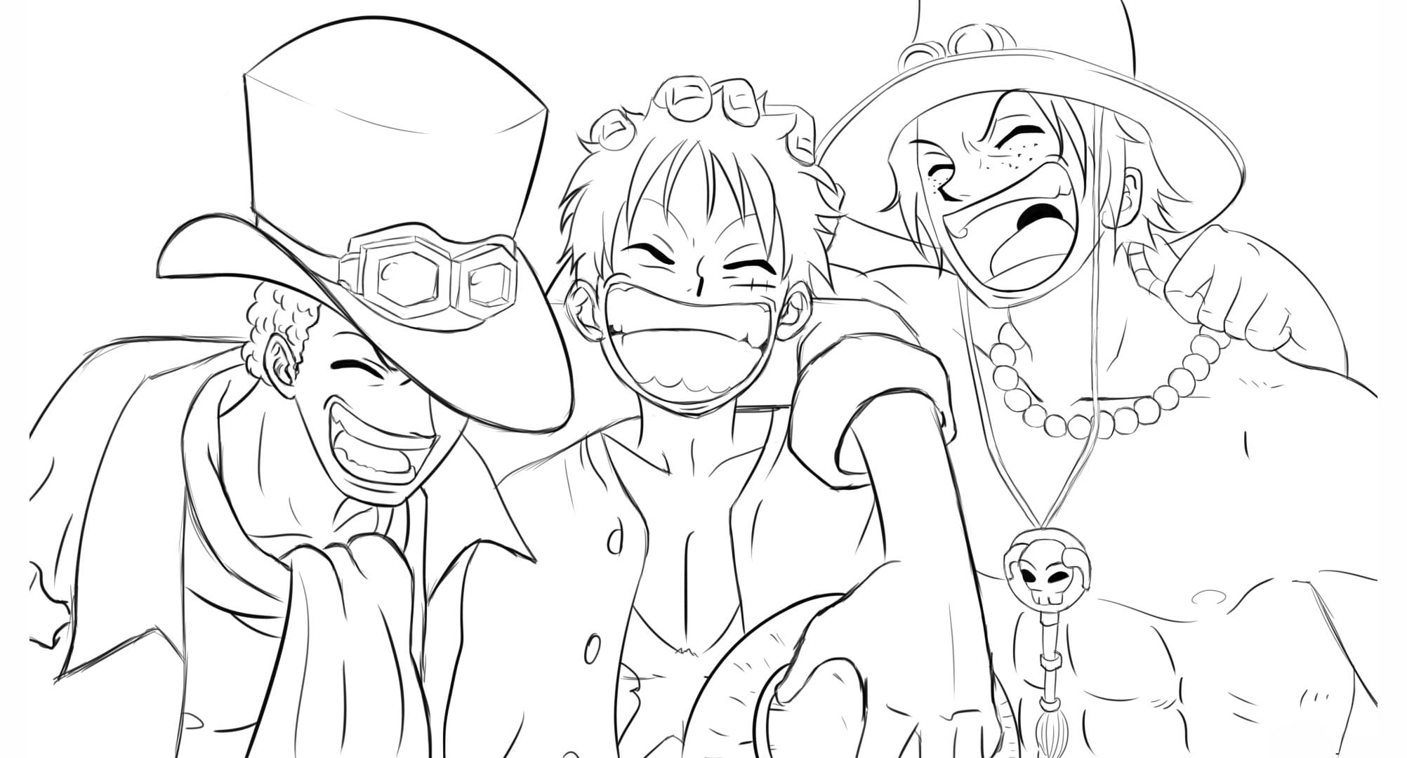 Luffy en broers